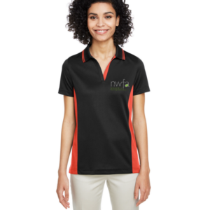 Harriton Ladies Flash Snag Protection Plus IL Colorblock Polo