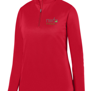 Augusta Ladies' Wicking Fleece Quarter-Zip Pullover