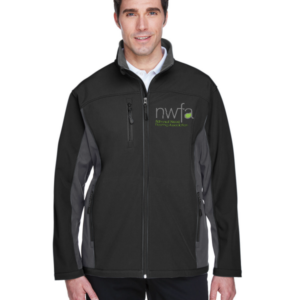 Devon & Jones Men's Soft Shell Colorblock Jacket