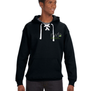 J America Adult Sport Lace Hooded Sweatshirt
