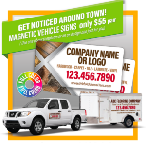 Magnetic Vehicle Signs